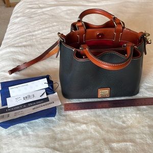 Dooney and Bourke mini Barlow. Black gently used. Smoke free home. satchel style